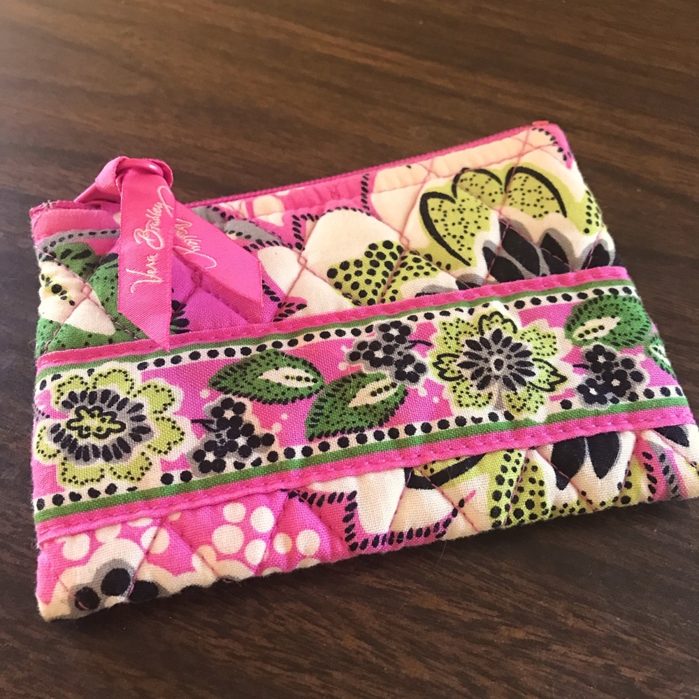 Vera Bradley Priscilla Pink Change/Coin Purse